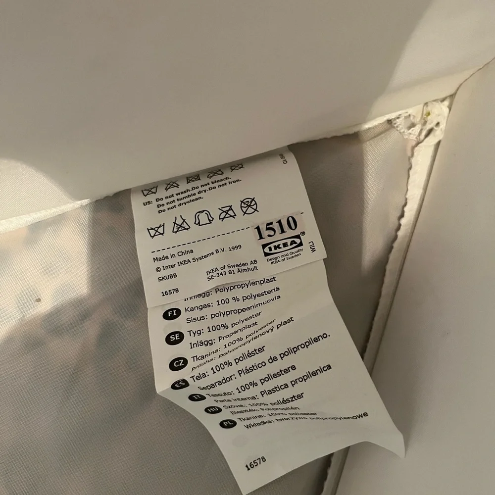 IKEA White Fabric Storage Solution x 2